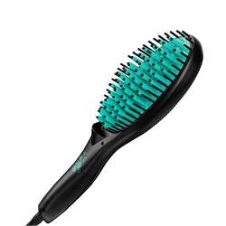 SYSKA HBS200i Hair Brush Straightener (Black)